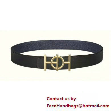 Hermes Ulysse belt buckle & Reversible leather strap 38 mm 05 2023